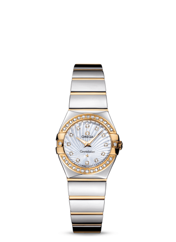 Omega Constellation Quartz 24 Polished Stainless Steel / Yellow Gold / Diamond / MOP Supernova